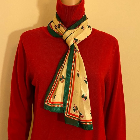 Winter Holiday Scarves Two Piece Set - Picture 5 of 7